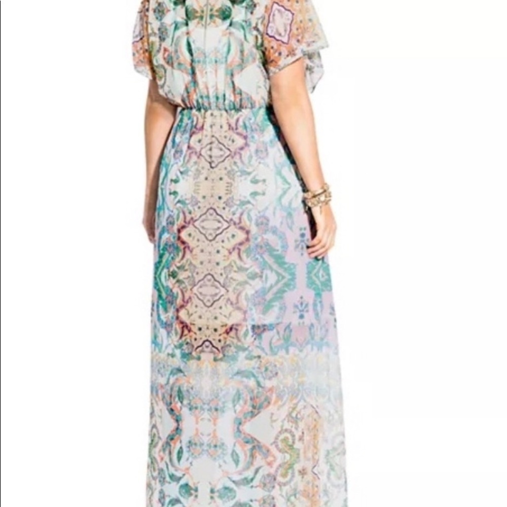 City Chic Limited Edition Print Maxi Dress